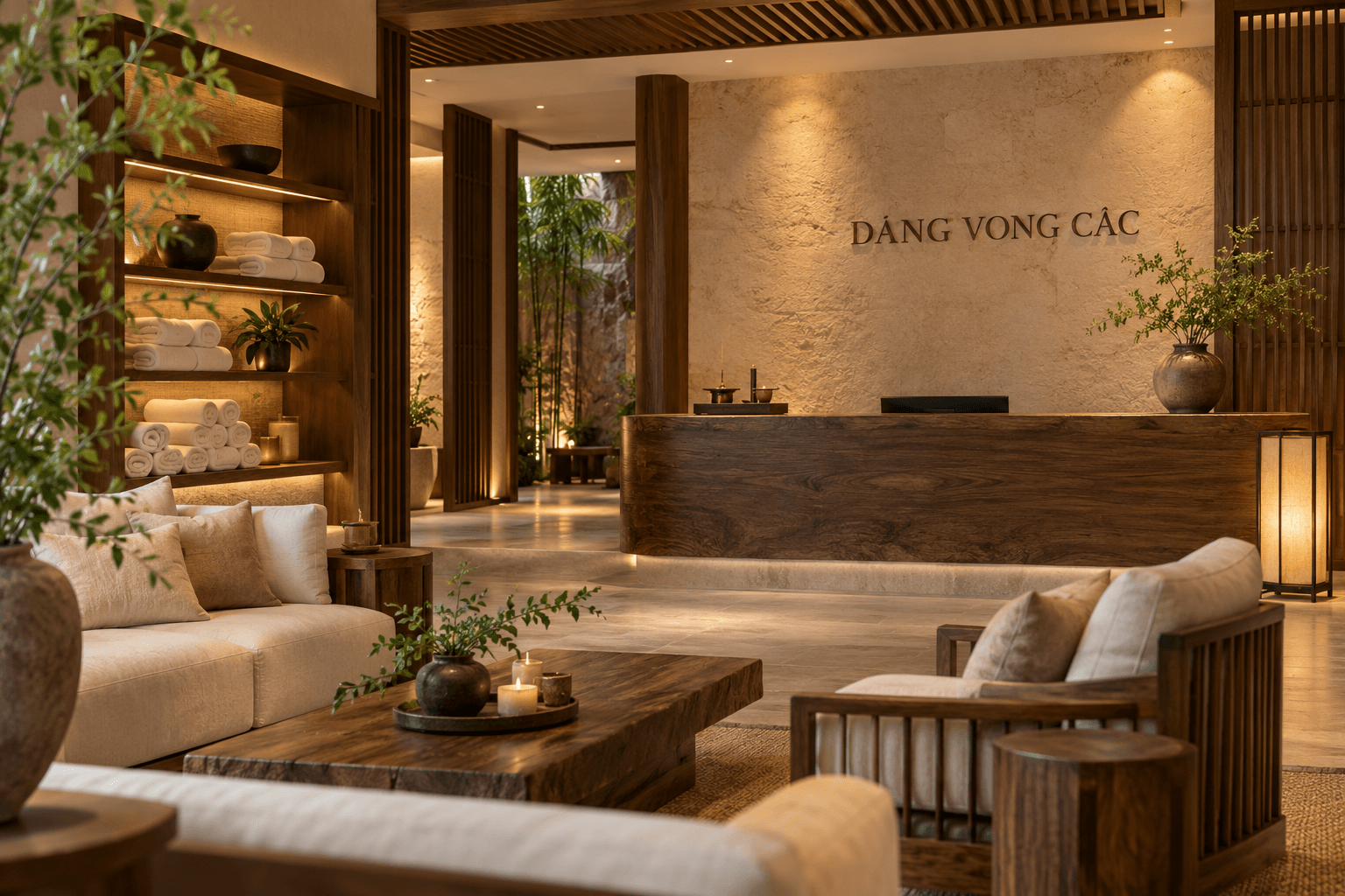 DANG VONG CAC 마사지 AI 공간 콘셉트