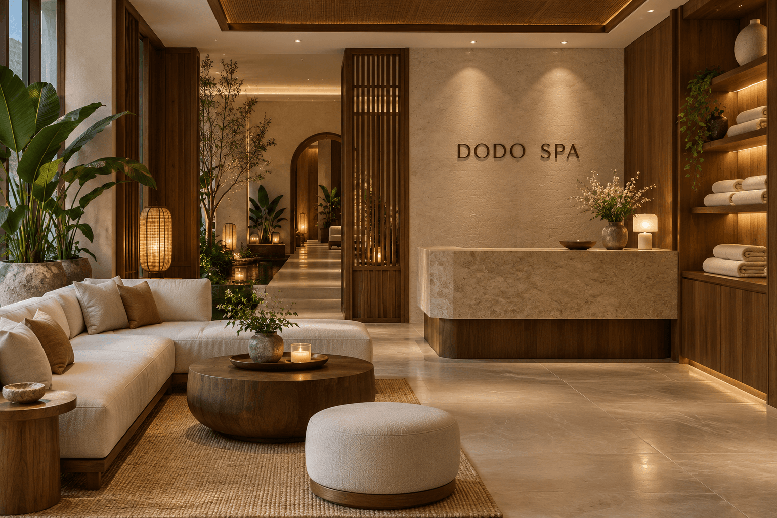 DODO SPA 마사지 AI 공간 콘셉트